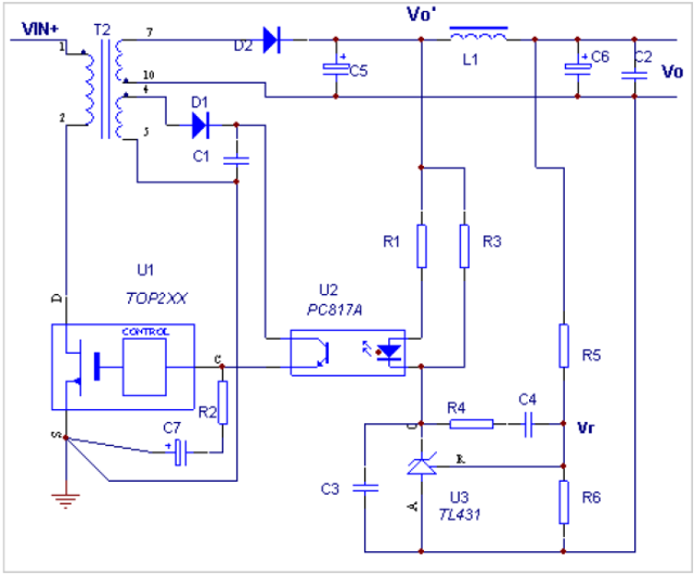 TL431可控精密穩壓源典型應用案例-電源維修