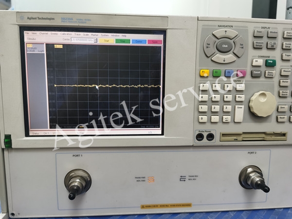 維修網絡分析儀N5230A開機報錯unlevel故障