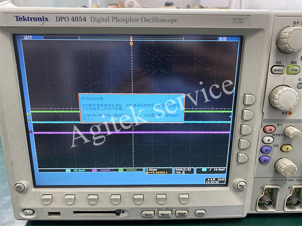 泰克示波器DPO4054開機自檢失敗維修售后