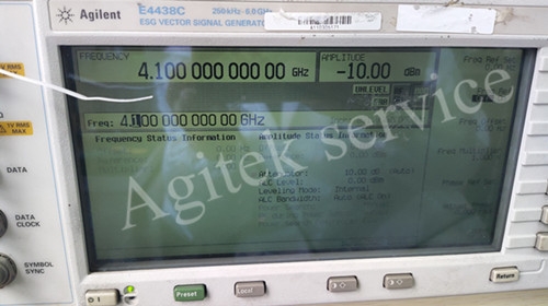 是德E4438C信號發生器維修案例集合