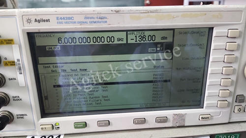 是德E4438C信號發生器維修案例集合